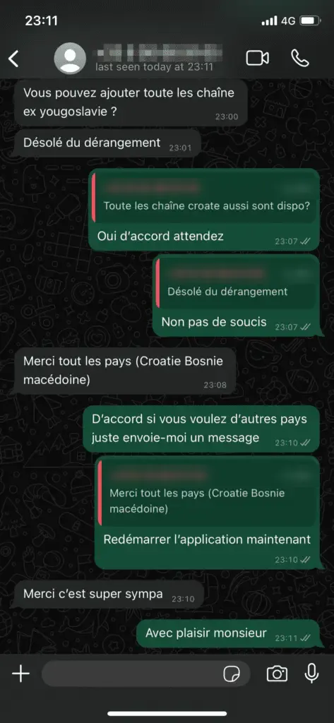 Avis client SubTV IPTV reçu sur WhatsApp (7)